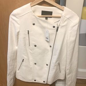 Banana Republic white jacket NWT